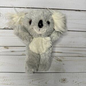 Vintage Hallmark Koala 8" Plush Toy 1984 Furry Gray & White Stuffed Animal
